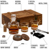 Load image into Gallery viewer, Whiskey Gift Set - Whiskey Bottle and Old Fashioned Glasses - 14 pcs