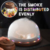 Load image into Gallery viewer, Drink Smoker Kit with LED Wooden Base &amp; Wide Glass Dome